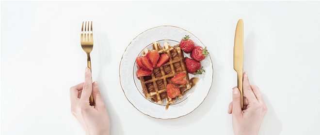 Strawberry Waffles