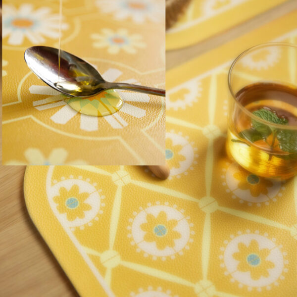 Leather Placemat Oil Proof And Waterproof Western Placemat - Image 6