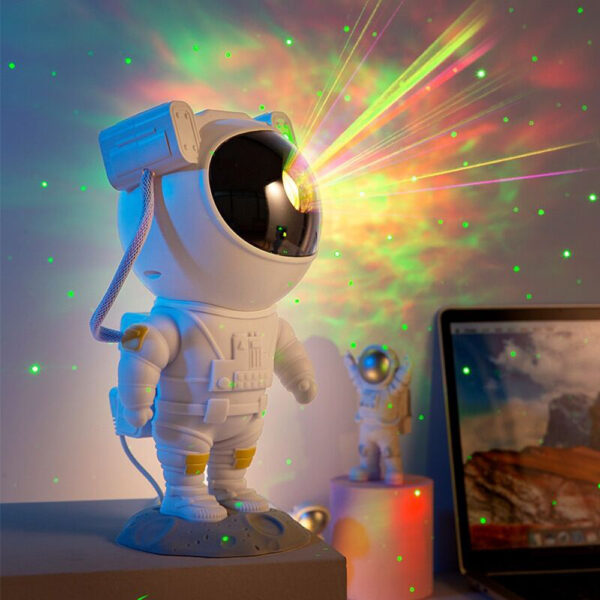 Creative Astronaut Galaxy Starry Sky Projector Nightlight Usb Atmospher Bedroom Table Lamp