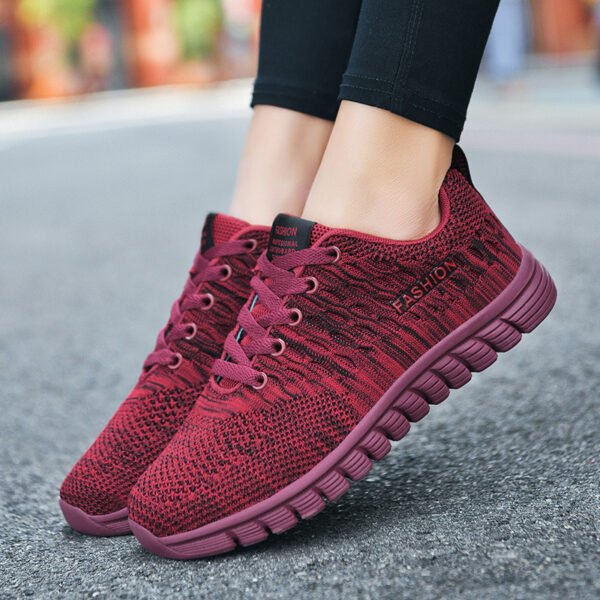 Hollow Comfort Cloth Shoes Soft Bottom Walking Shoes - Image 3