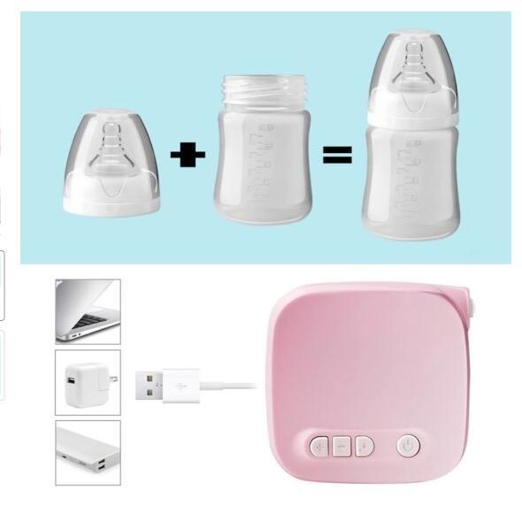 Automatic Milk Pumps Kit Electric Breast Natural Suction Enlarger Feeding Bottle Usb Breast Milksucker Bm - Image 5