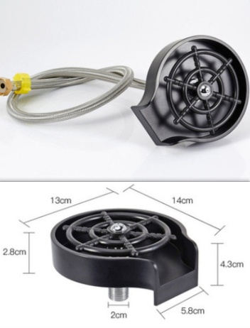 Stainless Steel Cup Washer With Embedded Automatic High Pressure Push Cup Washer - Image 9