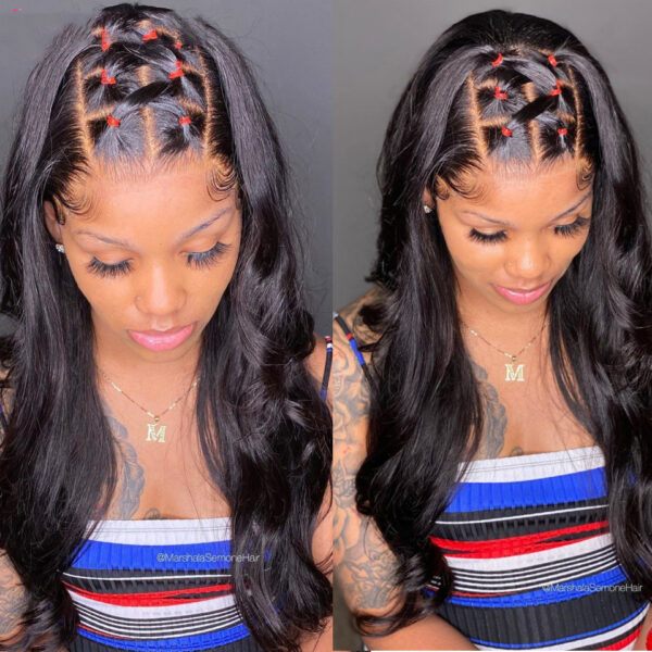 T Lace Headgear Real Hair And Body Headgear - Image 3