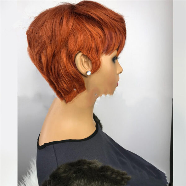 Beauty Short Hair Wig Aliexpress Chemical Fiber Hair Cover - Image 3