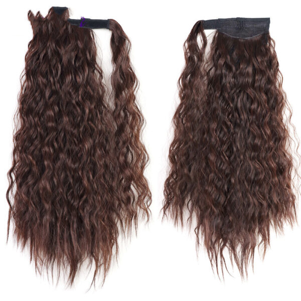 Velcro Ponytail Pocket Hair Extension Piece For Curly Hair Water Ripple Small Volume - Image 1