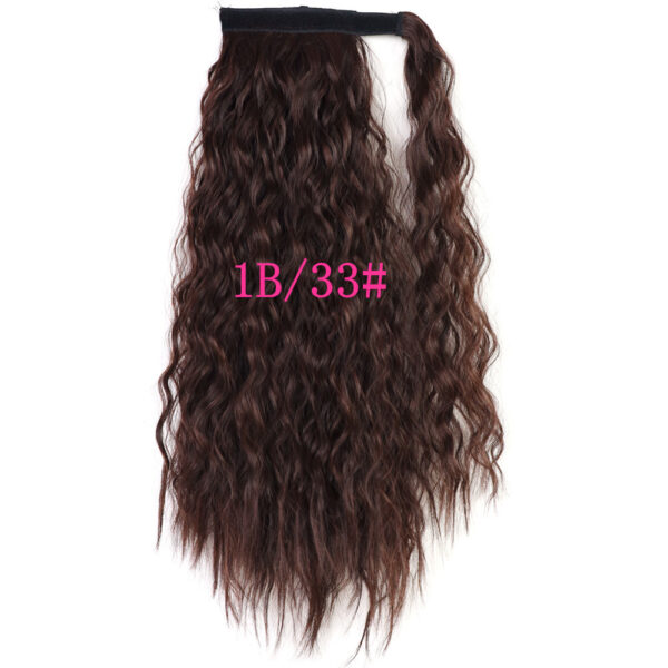 Velcro Ponytail Pocket Hair Extension Piece For Curly Hair Water Ripple Small Volume - Image 2