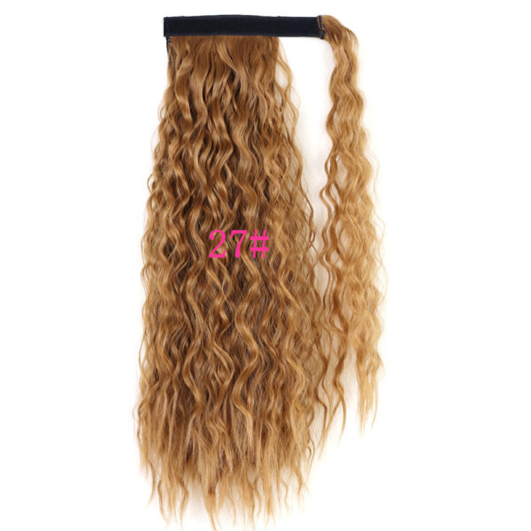Velcro Ponytail Pocket Hair Extension Piece For Curly Hair Water Ripple Small Volume - Image 3