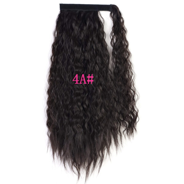 Velcro Ponytail Pocket Hair Extension Piece For Curly Hair Water Ripple Small Volume - Image 6