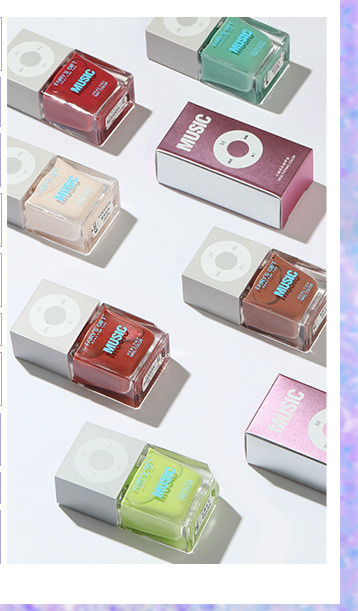 Odorless, Baking Free Nail Polish, Non Peelable Oily Nail Polish, Cherry Color Nail Polish - Image 4