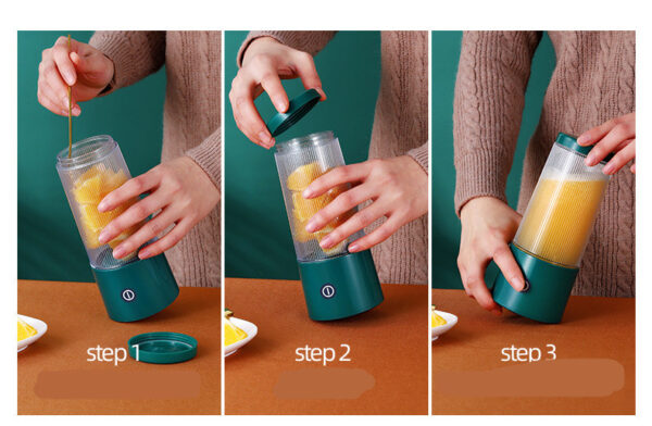 Rechargeable Portable Juicer Cup Small Portable Fruit Juice Machine - Image 3