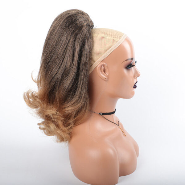 Wigs Chemical Fiber Ponytail Drawstring Retro Long Curly Hair Drawstring Ponytail Spot - Image 5