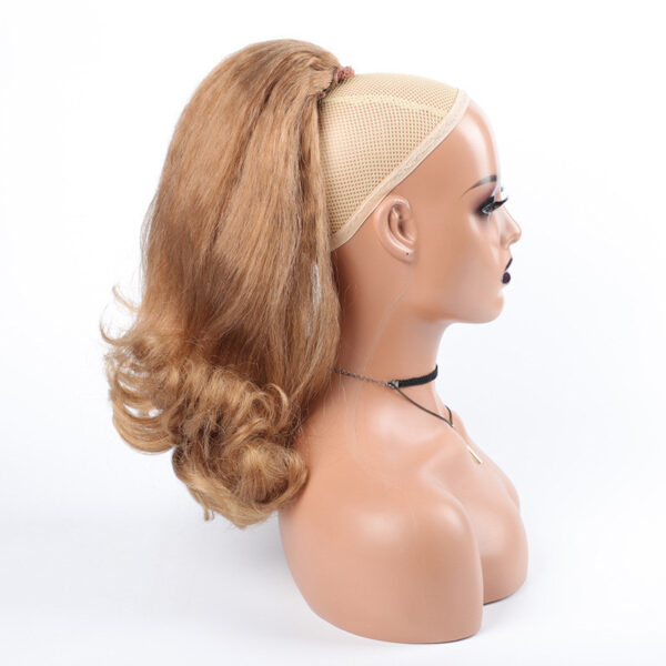 Wigs Chemical Fiber Ponytail Drawstring Retro Long Curly Hair Drawstring Ponytail Spot - Image 4
