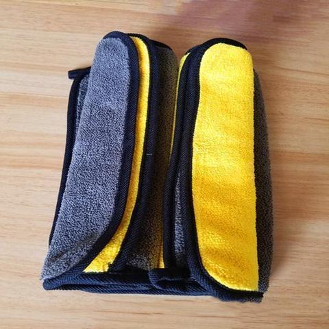 Two Color Couble Sided Car Dual Use Cleaning Car Wash Towel - Image 4