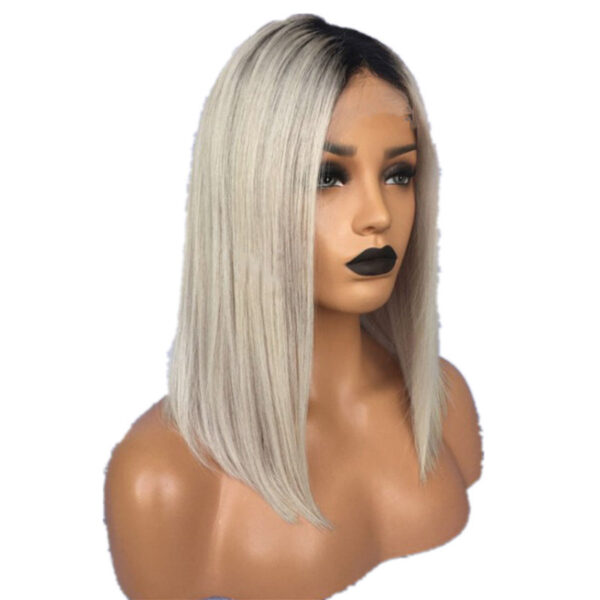 Silver Grey Short Hair Wig - Image 2
