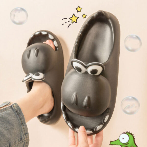 Kids Dinosaur Slippers Wholesale Summer Cartoon Parent Child Outdoor Home Eva Sandals Women Men Kids Cute Slippers Baby Shoes - Image 7