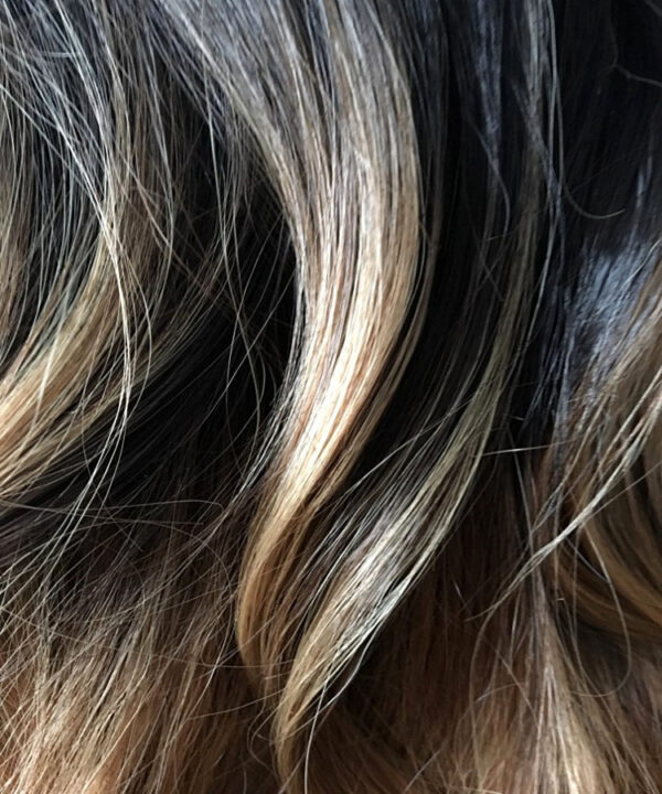 Big Wave Gradient Color Chemical Fiber Hood - Image 5