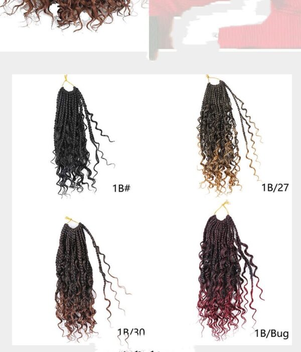 Non Hair Dirty Braid Crochet Join Hair Braid Three Strand Braid Thin Braid - Image 6
