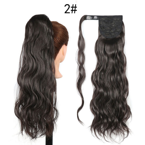 Invisible Velcro Big Wave Ponytail Chemical Fiber Curly Hair - Image 5
