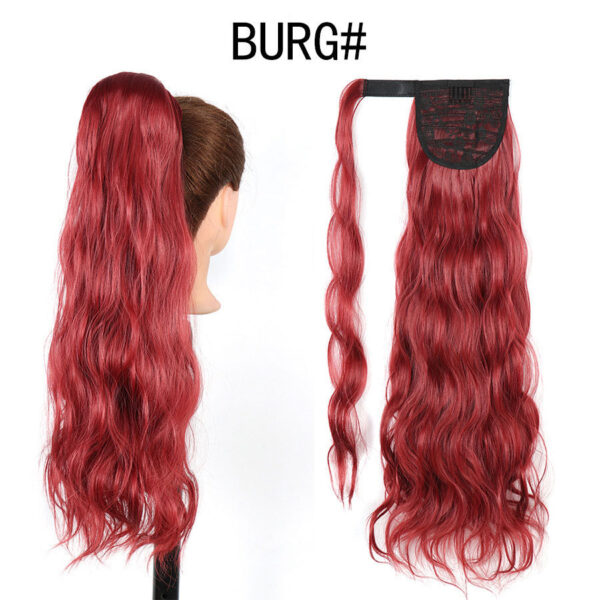 Invisible Velcro Big Wave Ponytail Chemical Fiber Curly Hair - Image 7