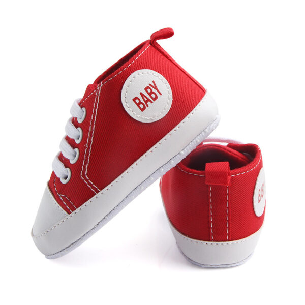 Canvas Classic Sports Sneakers Baby Boys Girls First Walkers Shoes Infant Toddler Soft Sole Anti Slip Baby Shoes - Image 3