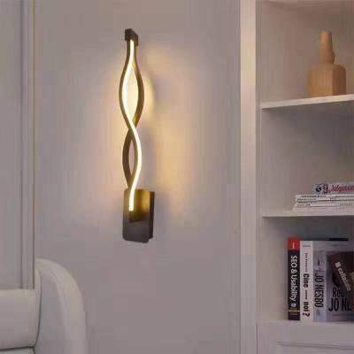 Led Wall Lamp Nordic Minimalist Bedroom Bedside Lamp - Image 3