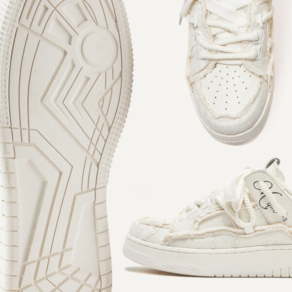 Destruction Aesthetics Series Thick Bottom Hight Increasing Board Shoes - Image 4