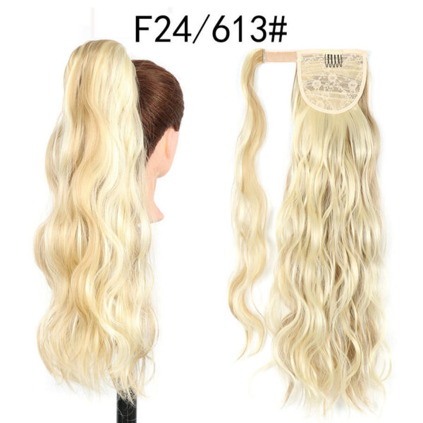 Invisible Velcro Big Wave Ponytail Chemical Fiber Curly Hair - Image 9