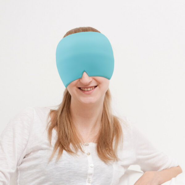 Ice Compress Headache Relief Gel Cold Therapy Migraine Eye Mask - Image 3