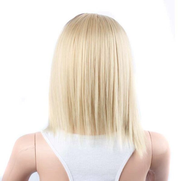 Fashionable Bobo Head Gradient Color Wig - Image 5