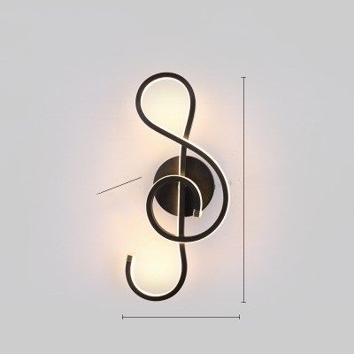 Led Wall Lamp Nordic Minimalist Bedroom Bedside Lamp - Image 10