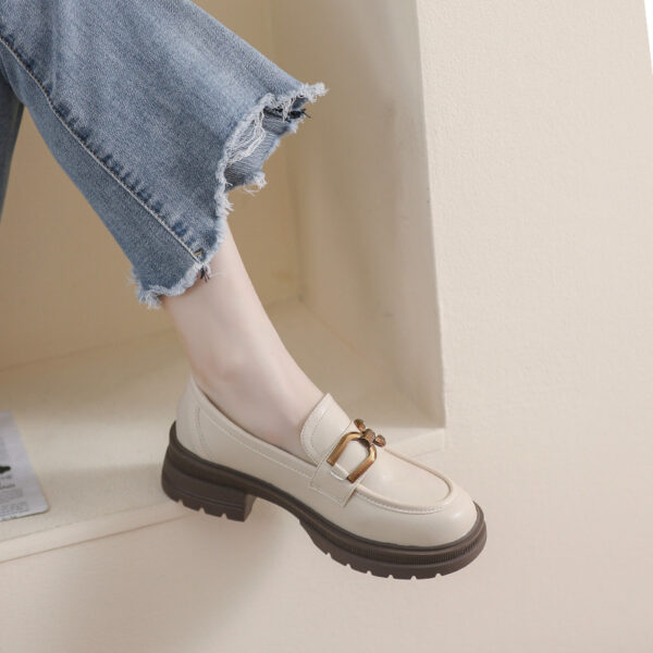 Women'S Thick Heel Soft Bottom Pumps - Image 3