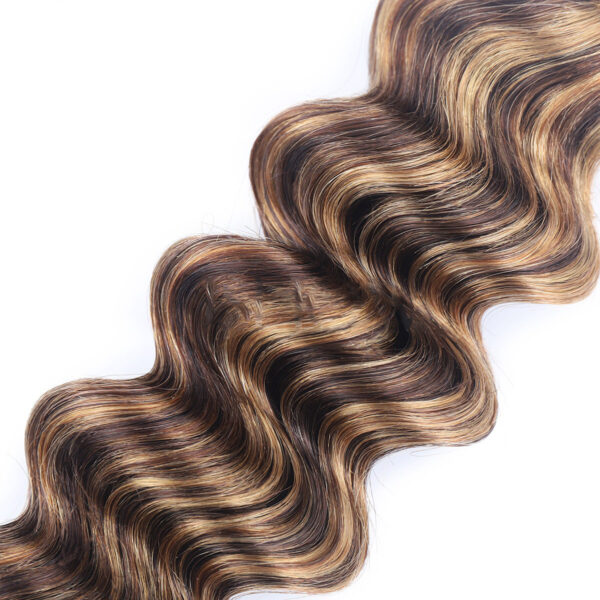 Ladies Curly Wig Intercolor Curtain New Hair Curtain - Image 4
