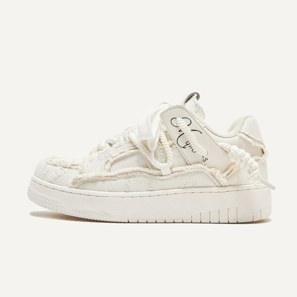 Destruction Aesthetics Series Thick Bottom Hight Increasing Board Shoes - Image 6