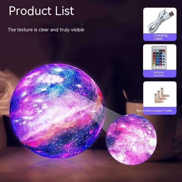 3D Printing Moon Light Galaxy Light - Image 5