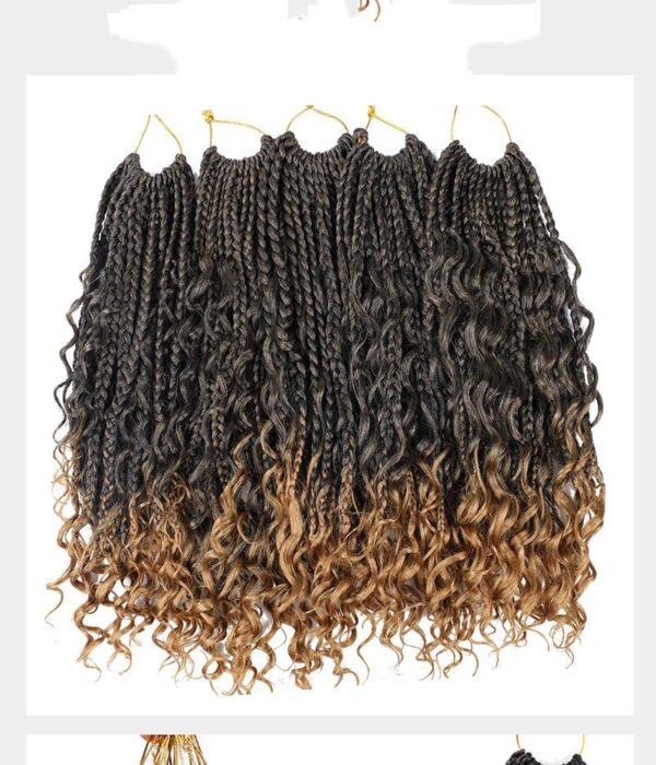 Non Hair Dirty Braid Crochet Join Hair Braid Three Strand Braid Thin Braid - Image 3