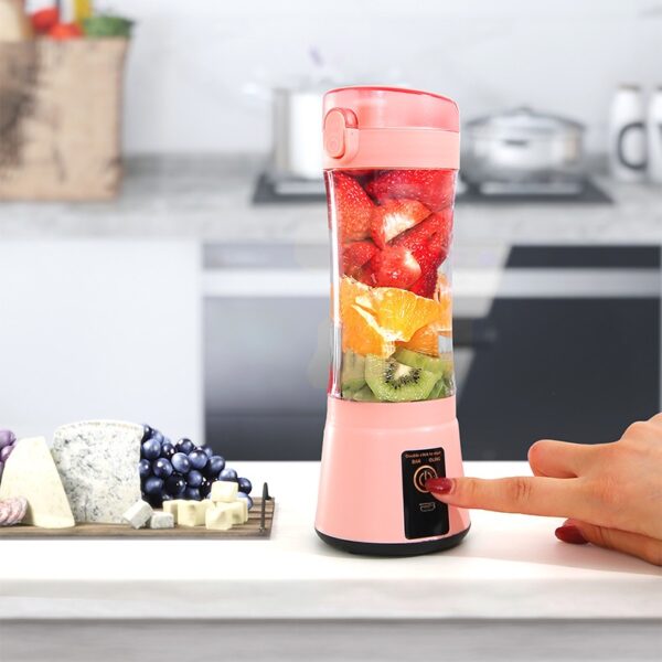 Portable Electric Fruit Juicer Wireless Usb Rechargeable Mini Mixer Multifunction Summer Smoothie Blender Machine Kitchen Supplies - Image 4