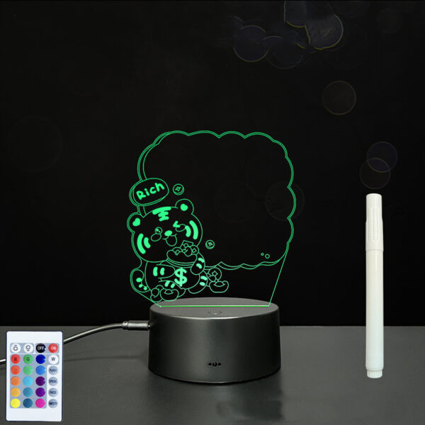 3D Acrylic Board Handwriting Message Board Led Light - Image 9