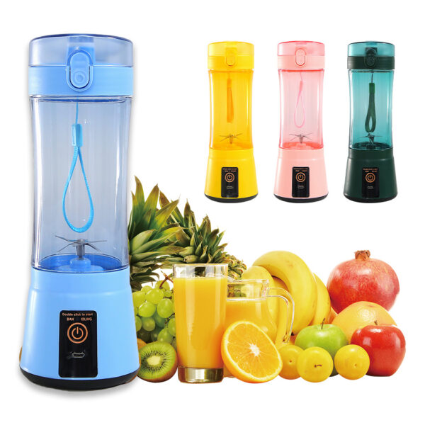 Portable Electric Fruit Juicer Wireless Usb Rechargeable Mini Mixer Multifunction Summer Smoothie Blender Machine Kitchen Supplies