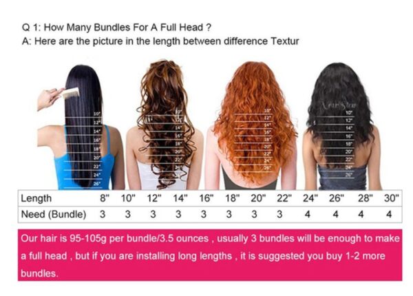 Headband Wig Human Hair Kingky Straight - Image 4