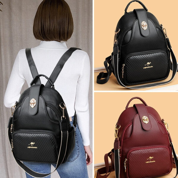 Ladies New Stylish And Versatile Go Out All Matching Backpack