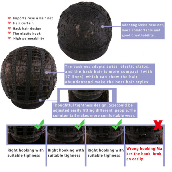 Silver Grey Short Hair Wig - Image 6