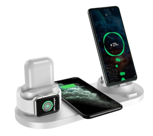 Wireless Charger For Iphone Fast Charger For Phone Fast Charging Pad For Phone Watch 6 In 1 Charging Dock Station - Image 9