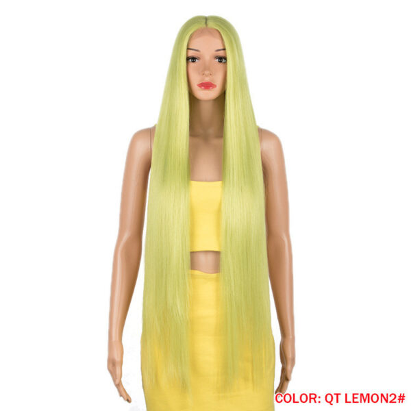 Long Straight Hair Synthetic Fiber Headgear - Image 10