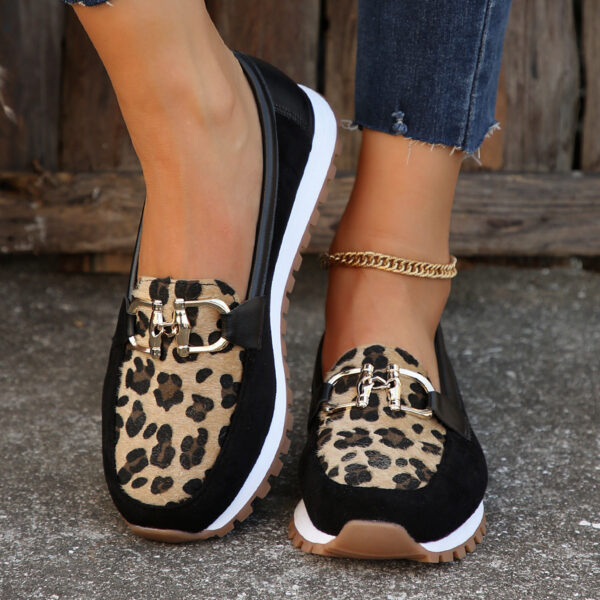 Fashion Women'S Summer Metal Buckle Flat Shoes - Image 5
