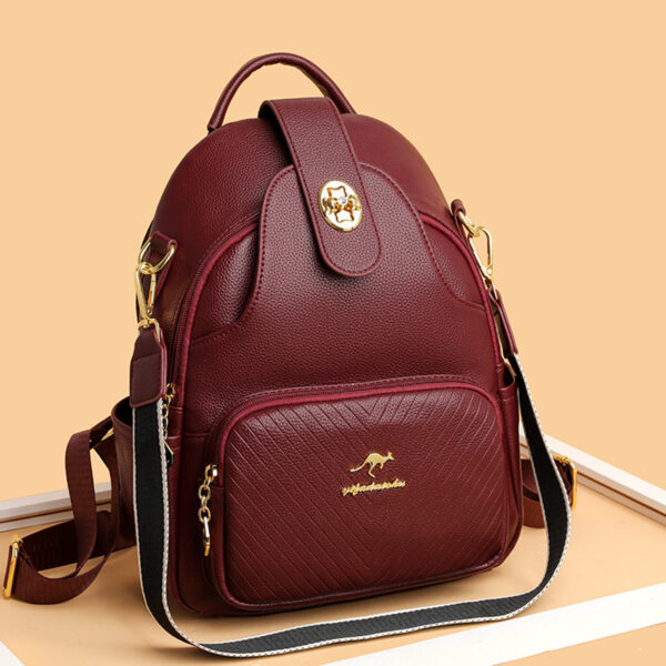 Ladies New Stylish And Versatile Go Out All Matching Backpack - Image 3
