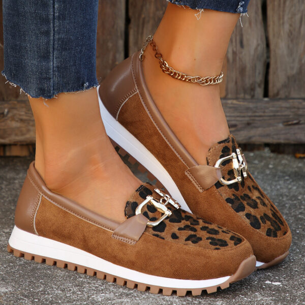 Fashion Women'S Summer Metal Buckle Flat Shoes - Image 4