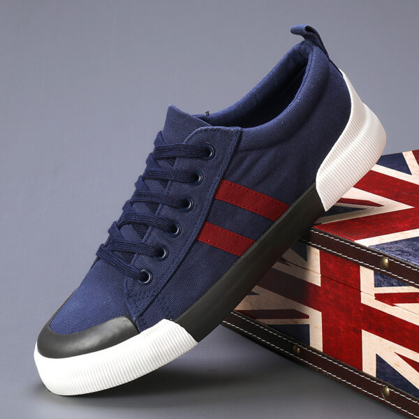 Men'S Canvas Shoes Lightweight Breathable All Match Low Top - Image 3