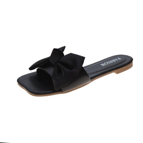 Fashion Personality Flat Bowknot Slippers For Women - Image 5