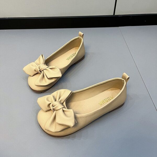 Plus Size Women'S Shoes Bow Pumps Flat Gommino Soft Bottom Loafers - Image 6