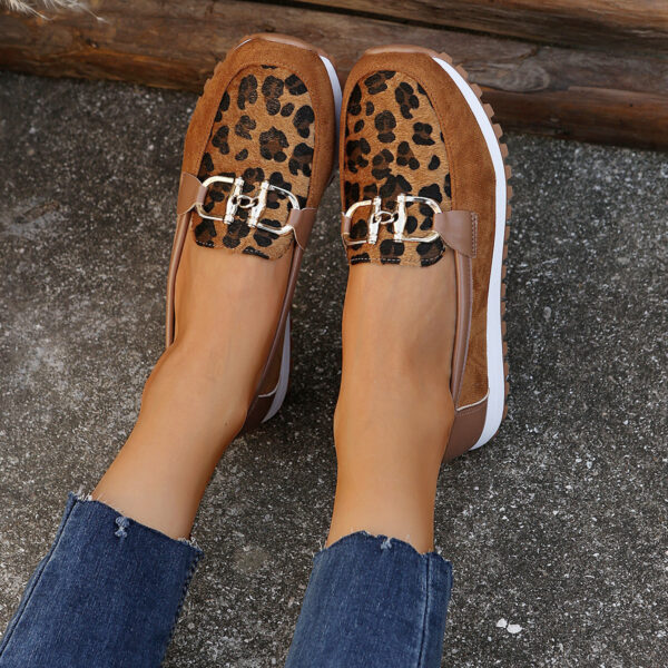 Fashion Women'S Summer Metal Buckle Flat Shoes - Image 7